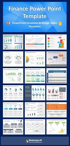 finance powerpoint template for powerpoint and google slides with infos on the side