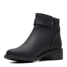 PRICES MAY VARY. Our all-new Maye boots collection is brimming with total closet classics Black suede upper Zip closure offers easy on/off; adjustable buckle gives a custom fit 5mm Ultimate Comfort PU foam footbed gives cushioning and support underfoot Grippy TPR sole Dress Boots Women, Best Boots, High Quality Boots, Boot Straps, Clarks Women's, Stylish Boots, Cute Boots, Womens Clarks, Next Step