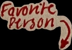 the word favoie prison is painted on a white background with red letters and an arrow pointing to it