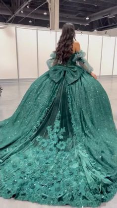 Enchanted Forest Party, Green Quince, Quinceañera Dresses, Forest Party, Quince Dress, Quince Ideas