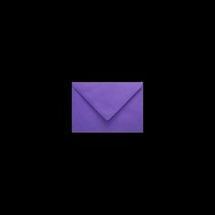 an open purple envelope on a black background with space for the letter to be added