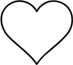 a black and white heart shape