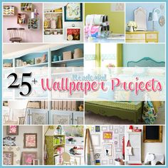 there are many different pictures with the words 25 wallpaper projects