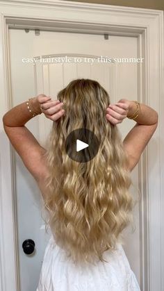 43K views · 43K reactions | now i just need a tan to go with it ☀️

#hairstyletutorial #easyhairstyles | bayleigh barnes | Terrence Parker · Somethin' Here (Original Mix) Great Hairstyles, Hair Tips, Hair Videos, Chip Cookies, Easy Hairstyles, Hair Inspo, Hair Makeup