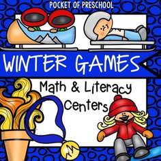 the winter games math and literacy centers are available for students to practice their writing skills