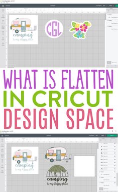 what is flatten in cricut design space?