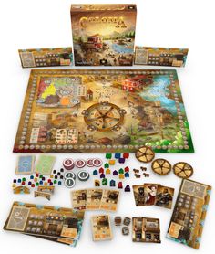 Coloma: Deluxe Edition Ding & Dent (Kickstarter Special) Kickstarter Board Game Final Frontier Games KS000925B Pnp Games, Solo Games, California Gold Rush, Board Game Geek, Kickstarter Campaign, Game Start, Games To Buy, Games Box, Game Store