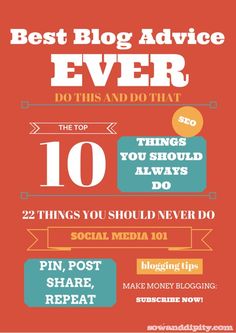 the top 10 things you should never do for your blog, and how to use it