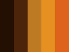 an image of different colors in the same color scheme as well as black, brown, and yellow