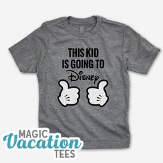 SHIPS NEXT DAY This Kid is Going to Disney Kids Tee - Disney Surprise Kids Tee - Going to Disney Tra First Disney Trip Shirt Boy, Surprise Disney Trip Reveal Kids, Going To Disney Surprise, Disney Shirts For Boys, Disney Shirts For Kids, Surprise Disney Trip Reveal, Simple Homemade Pizza, Disney Trip Reveal, Boy Disney Shirts