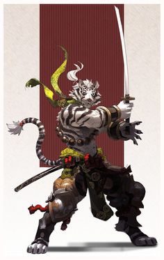 Concept Art Warrior, Alien Concept Art, Samurai Art, D&d Dungeons And Dragons, Dungeons And Dragons Homebrew, Creature Concept Art, Creature Concept, Illustration Character Design