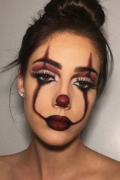 Horror Smink, Nem Halloween Makeup, Scary Pennywise, Makijaż Sugar Skull, Pennywise Makeup, Es Pennywise, Makeup Zombie