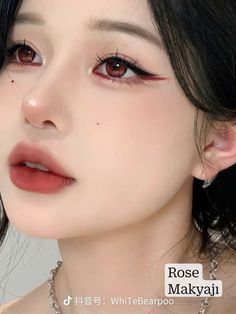 @moon_ruby_official Doll Eye Makeup, Korean Eye Makeup, Ulzzang Makeup, Makeup Artist Tips, Ethereal Makeup, Pinterest Makeup, Fancy Makeup