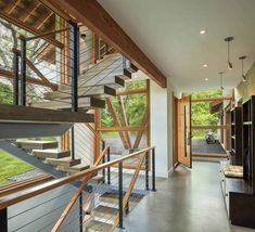 Step inside this zen inspired house in Pennsylvania: Leaning Timber Haus