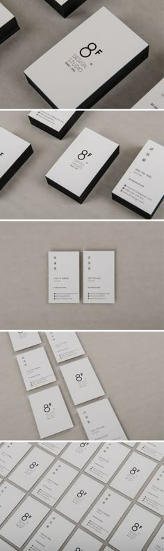 the business cards are laid out on top of each other, and ready to be printed