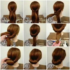 Gibson Roll Tutorial, Fancy Braids Hairstyles, 1940s Updo Tutorial, 1930s Hair Tutorial, Easy 1940s Hairstyles, Extra Long Hairstyles