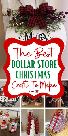 the best dollar store christmas crafts to make