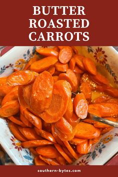 a bowl filled with sliced carrots on top of a table