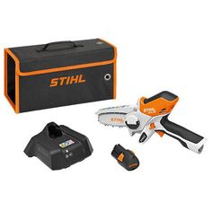 STIHL GTA 26 Cordless Garden Pruner Pruning Trees, Building With Wood, Cordless Chainsaw, Motorcycle Saddlebags, Motorbike Accessories, Cordless Power Tools, Garden Products, The Push, Adjustable Legs