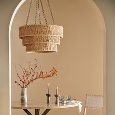 Made Goods Sibyl Chandelier Natural Raffia – CLAYTON GRAY HOME