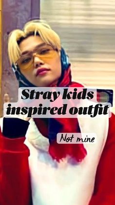 Stray Kids Concert Fit Ideas, School Spirit Outfit Ideas, Skz Lalala Outfits, Felix Outfits Inspired, Hyunjin Inspired Outfits, Skz Outfit Ideas, Lee Know Outfit Inspired