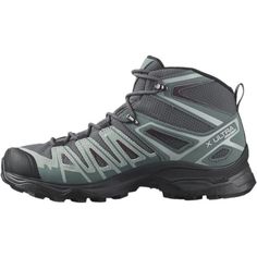 Inspired by the best-selling X Ultra Family, this mid-cut hiking shoe is the go-to option for outdoor enthusiasts. The X ULTRA PIONEER MID CLIMASALOMON™ WATERPROOF is packed with all the technology you need including waterproof protection. Yet versatile enough to adapt your daily life. PRODUCT FEATURES: Tight mesh that prevents debris from being trapped between your foot and the footbed Molded to match the contours of your foot, this OrthoLite insole provides superior cushioning, breathability a Women Hiking Shoes, Chukka Boots Women, Timberland Waterproof, Hiking Shoes Women, Womens Hiking Shoes, Nike Fleece, Stormy Weather, Hiking Boots Women, Mid Boots