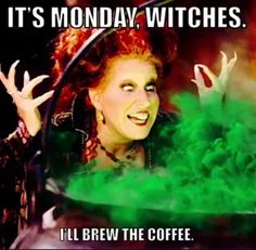 Crazy Coffee Lady, Coffee Jokes, Coffee Meme, Halloween Memes, Happy New Week