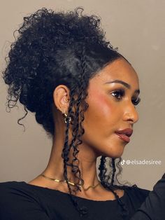 4c Natural Hairstyles Elegant, Curly Hairstyles Dressy, Coily Updo Hairstyles, Scrunchie Hairstyles Black Women, Formal Hairstyles For 4c Hair, 4b Wedding Hairstyles, 4b Medium Length Hairstyles, Curly Updos For Medium Hair Wedding