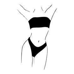 Body Aesthetics Drawing, Beautiful Body Drawing, Body Drawing Simple, Fuffologist Art Body, Girl Body Outline Art, Drawing Ideas Line Art, Body Drawing Aesthetic, Body Outline Art, Body Positive Drawing