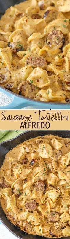 this sausage tortellini casserole is so good it's ready to be eaten