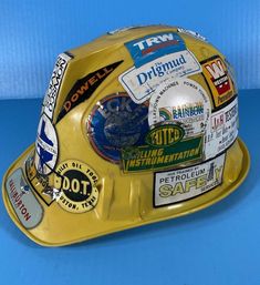 VTG Willson Jet-Cap A7102 Adjustable Made in USA Hard Hat. “Good Condition”. Shipped promptly with USPS Priority Mail and prepared to ship for you with care! Helmet Art, Safety Helmet, Outfits With Hats, Hard Hats, Hat Designs, Priority Mail, Hard Hat, Vision Board, Made In Usa