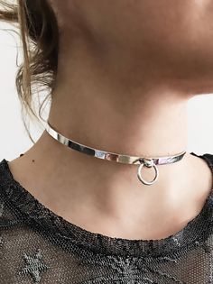 A minimalist design on Sterling silver 925 fully handmade.This choker upgrades all outfits. All of my pieces are fully handcrafted please allow for small variances from piece to piece, as this is the feature of owning one of the kind handmade jewelry. It might also like https://www.etsy.com/listing/510180247/sterling-silver-braceletsterling-silver https://www.etsy.com Feel free to ask me for personal orders or further questions. Minimalist Silver Choker For Festivals, Silver Minimalist Choker For Festivals, Handmade Sterling Silver Choker In Silver, Modern Silver Choker For Everyday, Modern Silver Everyday Choker, Elegant Festival Choker With Clavicle Chain, Elegant Clavicle Chain Choker For Festivals, Everyday Silver Clavicle Chain Choker, Handmade Minimalist Choker Jewelry