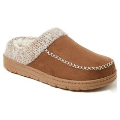 These delightful and stylish Dearfoam Cozy Comfort Women's Moc Toe Clog Slippers are the perfect combination of comfort and fashion, making them your new go-to footwear for lounging around the house or running quick errands. Crafted with a chunky knit collar, these slippers add a touch of playful charm to your everyday look. The gel memory foam insole provides exceptional cushioning and support, giving your feet the pampering they deserve. Size: Women's 9-10.  Color: Brown.  Gender: female.  Age Group: adult. Comfort Women, Clog Slippers, Comforters Cozy, Christmas Wishlist, Knit Collar, Christmas List, Chunky Knit, Womens Slippers, Everyday Look