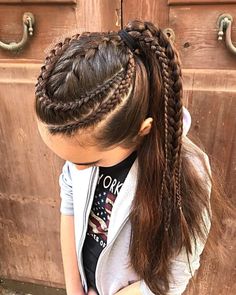 Fancy Ponytail, Easy Hairstyle Video, Long Box Braids, Cool Braid Hairstyles, Cornrow Hairstyles, Braided Hairstyles Easy, Hairstyles Easy, Braids For Long Hair, Box Braids Hairstyles