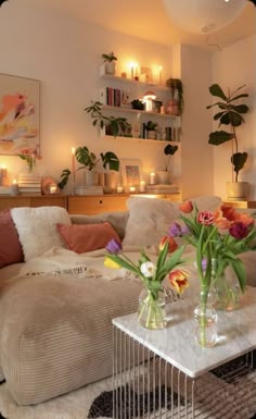 Girly Boho Living Room, Seattle Apartment, Cozy Room Decor, Home Decor Ideas Bedroom, Home Decor Idea