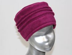 Fuchsia pink women's fleece hat. 8 colours available, 3-ply, one size. The hat covers the ear. French creation and manufacturing ST GELY DU FESC (Hérault). 100% polyester. Wash 30o Manufacturing time of 1 to 3 days. Tracked letter shipping. Please note postal delivery times vary. Return possible within 14 days, in its original packaging and with its label. The returned item will be refunded. Return shipping costs will be your responsibility. Thank you for your understanding. https://www.etsy.com Fitted Cloche Cap For Winter, Fitted Winter Cloche Cap, Solid Fitted Beanie, Pink Fitted Winter Hat, Fitted Pink Beanie For Winter, Rose Fushia, Fleece Hat, Womens Fleece, Fuchsia Pink