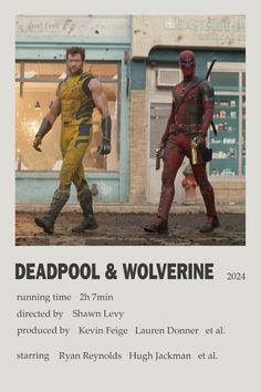 the deadpool and wolverine movie poster