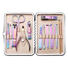 College Accessories, Nail Trimming, Desain Pantry, Steel Nail, Violet Color