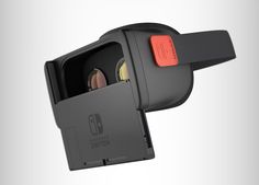 an image of a nintendo game controller with the camera attached to it's side