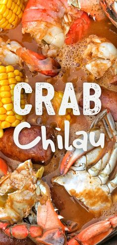 This recipe adds a new twist on the traditional Tampa style Crab Chilau with the addition of Dungeness Crab. It's a little less sweet compared to blue crabs but the amount of meat surely makes up for it! Crab Chilau Recipe, Crab Shala Recipes, Seafood Board, Blue Crab Recipes, Boil Recipes, Sea Foods, Blue Crabs