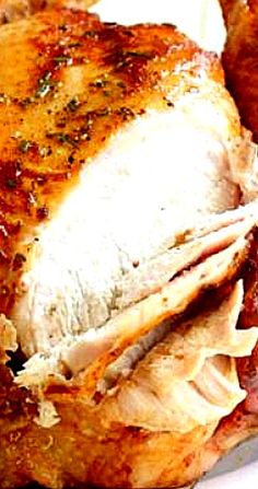 a close up of a chicken on a plate