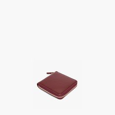 The Small Wallet - Saffiano Leather - Red / Gold / Camel – Lo & Sons Luxury Materials, Used Saddles, Small Leather Wallet, Croc Leather, Burgundy And Gold, Zip Wallet, Small Wallet, Large Bag, Embossed Leather