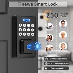 an image of a smart door lock