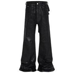 Elevate your edgy style with our Black Leather-Look Flare Jeans. These statement pants feature a sleek faux leather finish that adds a touch of rock 'n' roll glamour to any outfit. The flattering flare cut creates a dramatic silhouette, while the high-waisted design elongates the legs. Perfect for those seeking a bold, fashion-forward look, these jeans transition seamlessly from day to night. Pair with a crop top for a night out or a cozy sweater for a chic daytime ensemble. Statement Pants, Dramatic Silhouette, Best Tank Tops, Leather Finish, Edgy Style, Cozy Sweater, To Night, Jeans For Sale, Cozy Sweaters