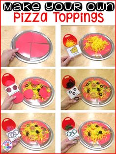 instructions to make your own pizza toppings