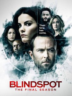 blindspot the final season on dvd with an image of a man and two women