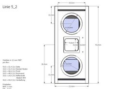 a drawing of the front and side of a toilet with measurements for each section, including the