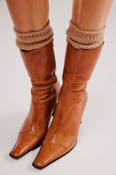 Sweet Talker, Upcoming Fashion Trends, Pointed Toe Boots, Tan Heels, Free People Shoes, Toe Boots, The Drama, Fall Shoes, Mid Calf Boots