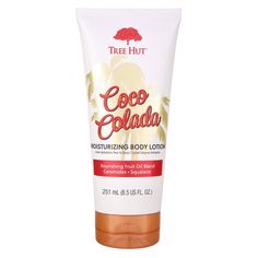 Boost your skin's daily hydration with Tree Hut Coco Colada Moisturizing Body Lotion. Made with Coconut Oil, Pineapple, and our hydrating blend of Apricot, Pomegranate, and Peach Oils, this moisturizing body lotion deeply nourishes and protects your skin's barrier, while leaving your skin soft, hydrated, and smelling luscious. Plus, our Coco Colada Moisturizing Body Lotion features summer, poolside vibes with notes of coconut, pineapple, and coconut milk. Tree Hut Moisturizing Body Lotions are a Tree Hut Coconut, Tree Hut Perfume, Coco Colada, Tree Hut Lotion, Coco Colada Tree Hut, Tree Hut Coco Colada, Coconut Lime Tree Hut, Coconut Products, Tree Hut Body Scrub Coconut