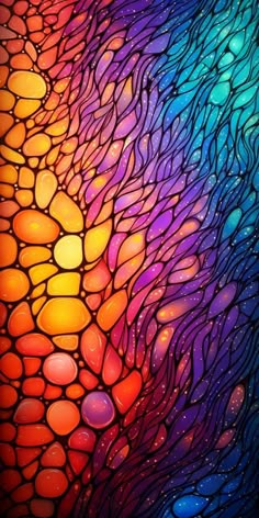 an image of a colorful wallpaper with lots of stones and water droplets on it